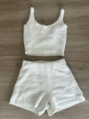 SKIMS Cream Cozy Lounge Set